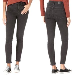 Madewell 10” High Rise Black Washed Skinny Jeans/Sz:27